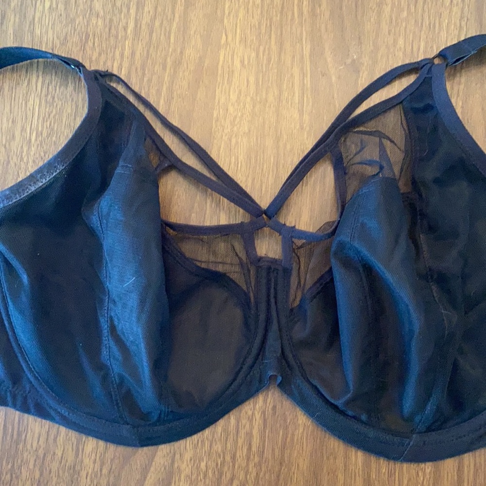 Full Figure Sachi Underwire Strappy Caged Bra